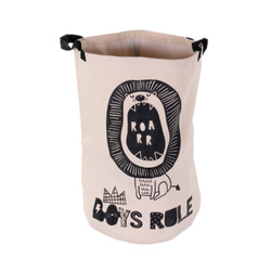 Geanta pentru jucarii sau rufe Safari, panza, Ø 30 cm