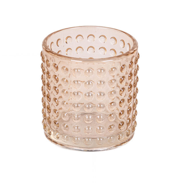 Suport lumanari cu model în relief ARTY, Ø 7 cm