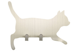 Cuier cu două cârlige, inox, Maximex