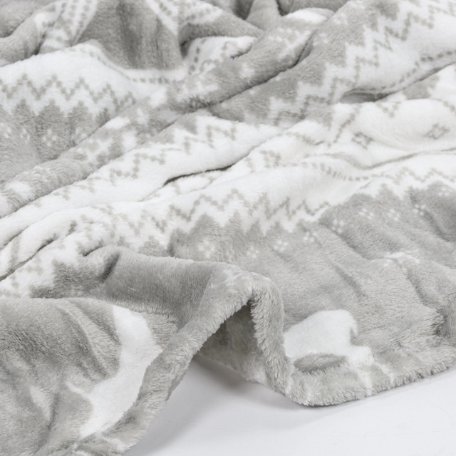 Pătură de Crăciun 200 x 150 cm, gri