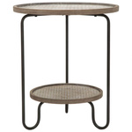 Masuta de cafea cu raft, 48 cm