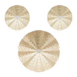 Decorațiune de perete MET Leslie aurie x3