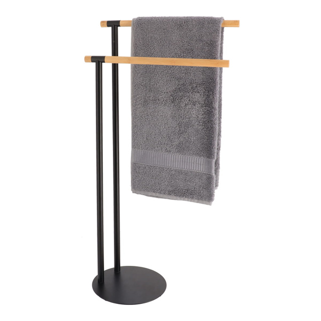 Suport pentru prosoape cu două brațe MAT, 77,5 x 39,5 x 22 cm