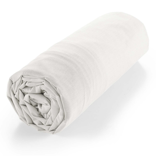 Cearceaf dublu din bumbac organic, BIOLINA, 140 x 190 cm