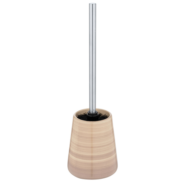 Recipient pentru perie POTTERY + perie WC, WENKO, bej