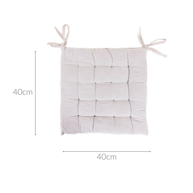 Perna scaun patrata, 40 x 40 cm