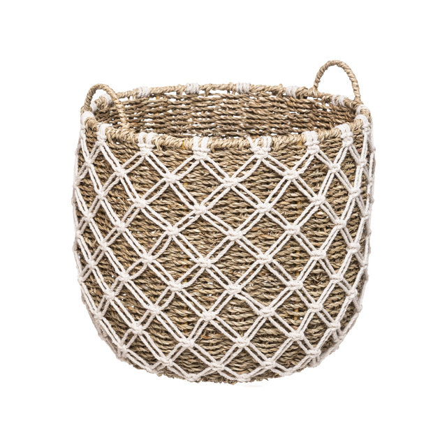 Set 3 cosuri din bambus pentru depozitare MAKRAMA