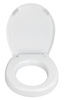 Capac de toaletă Secura Comfort WENKO cu închidere easy-close, scaun de toaletă confortabil Duroplast Easy-Close
