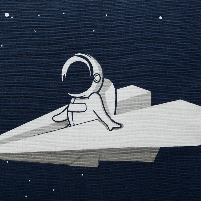 Perna decorativa pentru copii SPACE, 40 x 40 cm