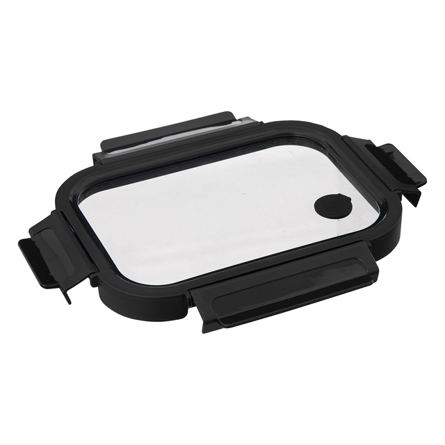 Recipient pentru alimente din sticla cu capac ermetic, transparent