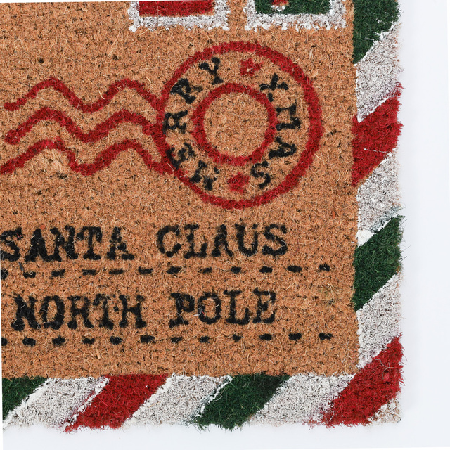Covoare din fibră de nucă de cocos 59x39 cm, scrisoare către Moș Crăciun, model 2