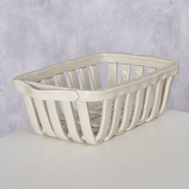 Vas decorativ din ceramica in forma de cos BARBERA, 24 x 15,5 cm