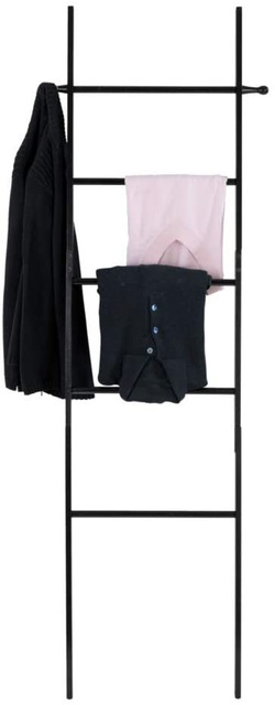 Scara de baie SURI BAMBOO, culoare neagra, Wenko