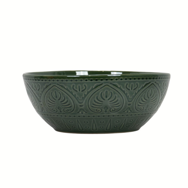 Vas din ceramică cu model canelat, 1900 ml