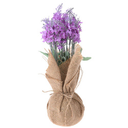 Plantă artificială într-o pungă de pânză, 26 cm