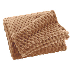 Pătură din flanel 125 x 150 cm FROSTY, bej