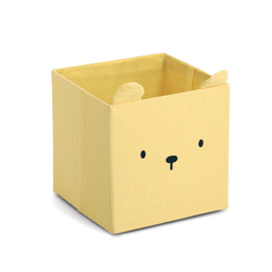 Cutie pentru jucării din muselină COZY KIDS cu urechi, 28 × 28 × 28 cm