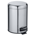 Cos de gunoi LEMAN, argintiu, 5 L, Wenko