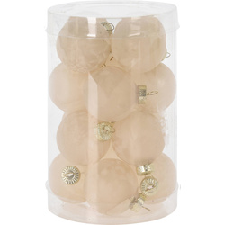 Set globulete de sticla, 16 bucati, Ø 3,5 cm