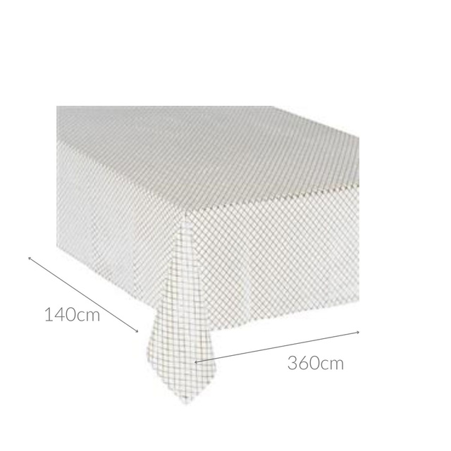 Fata de masa in carouri, 140 x 360 cm