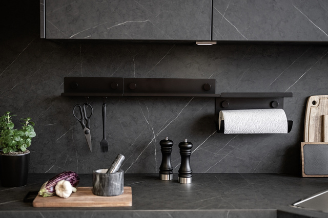 Raft negru pentru condimente, JET, WENKO