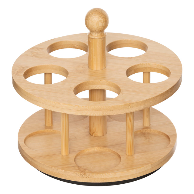 Recipient rotativ pentru condimente COZY, 4 borcane din sticlă