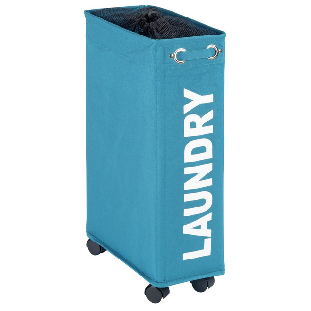 Coș de rufe CORNO, recipient 43 l, WENKO, turcoaz