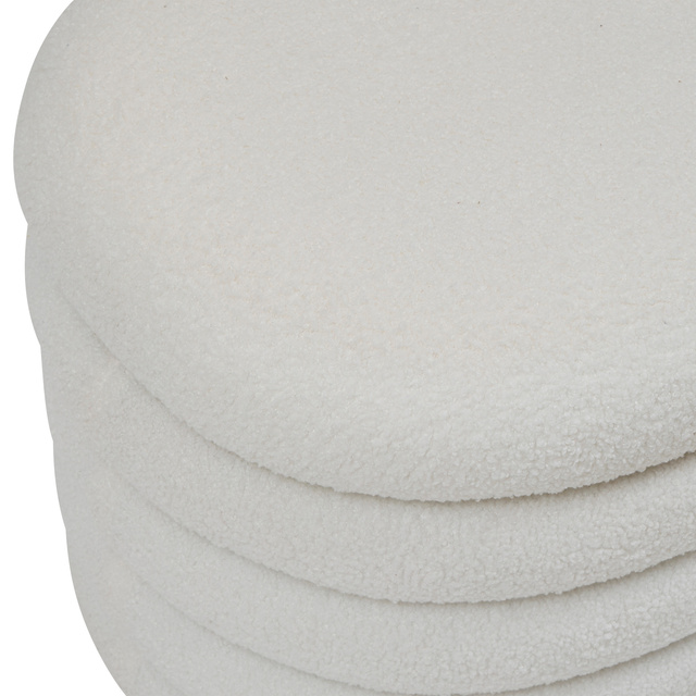 Scaun pentru hol GIULIA boucle, cu spațiu de depozitare, 110 x 46 x 40,5 cm