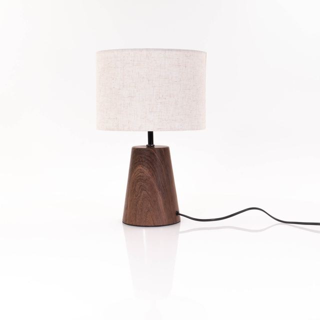 Lampa de masa cu abajur din stofa, 23 x 36 cm