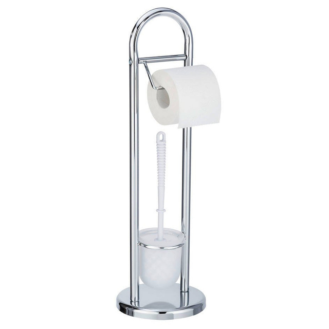 Suport de baie SIENA, 2 în 1, WENKO, crom