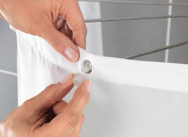 Bara pentru perdeaua de dus cu 12 brate, inox, Wesnko