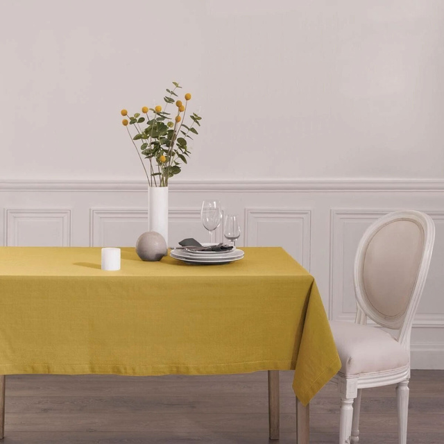 Fata de masa dreptunghiulara CHAMBRAY - bumbac, 140 x 240 cm