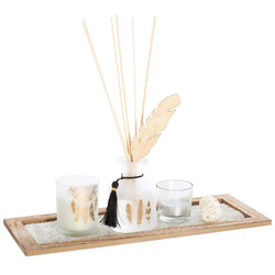 Set cadou, difuzor cu bețișoare de lemn, 8 elemente