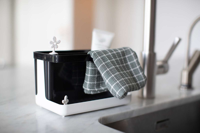 Organizer de bucătărie PARK IT pentru ustensile, KOZIOL, nisip de deșert natur.