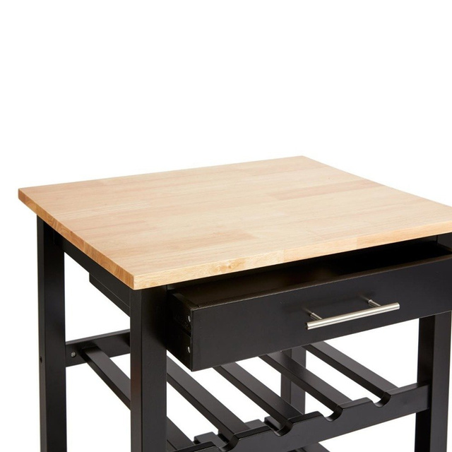 Cărucior de bucătărie, bar mobil multifuncțional pe roți, 58 x 48 x 88 cm