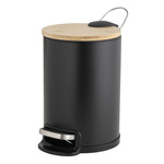 Coș de gunoi cu închidere moale, bambus, 3 l, MOBELLE