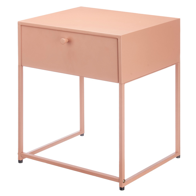 Masuta metalica cu sertar, 35 x 42 x 50 cm