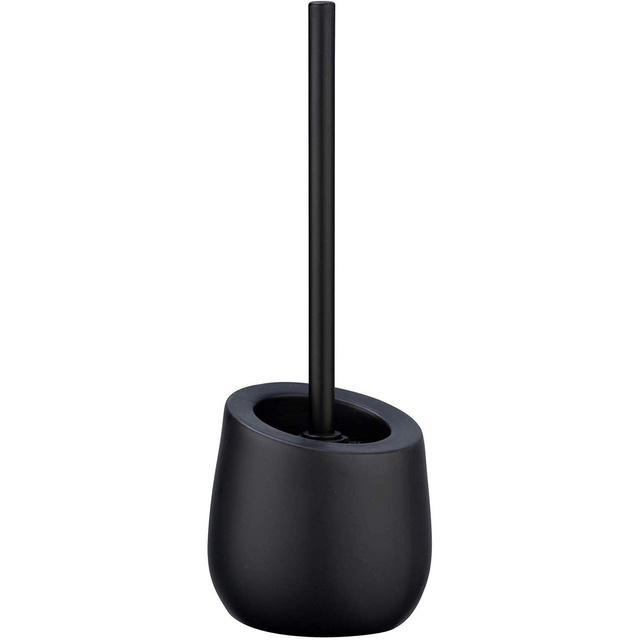 Perie WC cu suport BADI, Gri, 38x13,5x13,5, Wenko