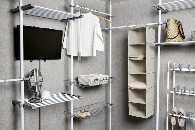 Organizer telescopic pentru haine HERKULES, WENKO