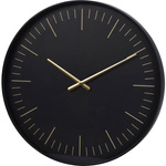 Ceas de perete modern, cu ace aurii, Ø 50,7 cm