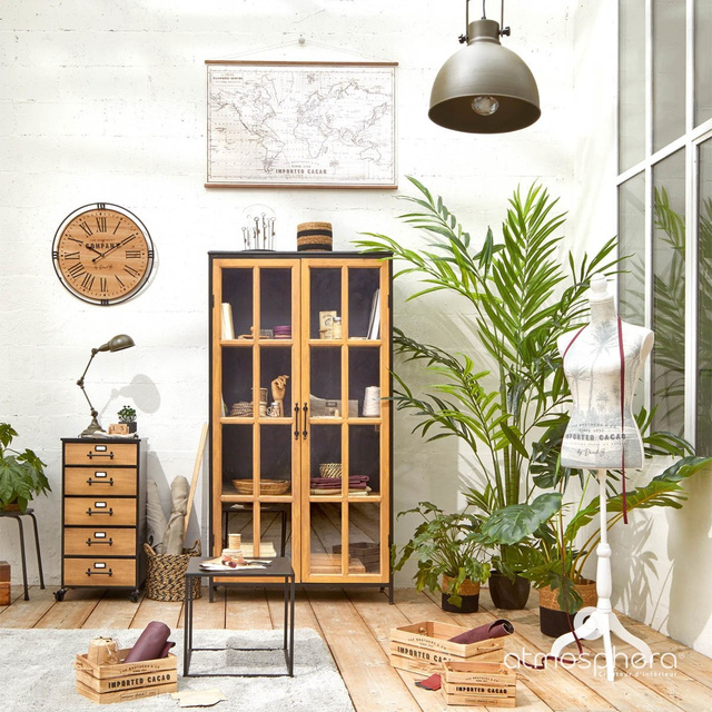 Lampa de birou BASALT, metal, 55 cm