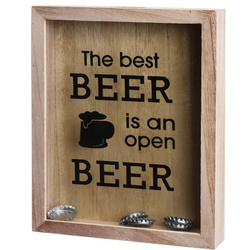 Cutie pentru capace de bere, 20 x 25,5 cm, din lemn