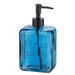 Distribuitor de sapun lichid PURE, sticla albastra, 550 ml, Wenko