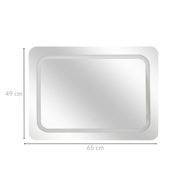 Oglinda cosmetica LED, 65 x 49 cm