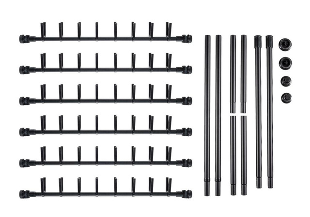 Suport pentru pantofi telescopic HERKULES, negru, inaltime 165 - 300 cm, WENKO