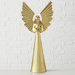 Figurina aurie din metal NURIEL, înger înalt de 65,5 cm
