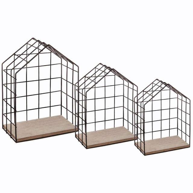 Raft decorativ HOME, 3 piese incluse