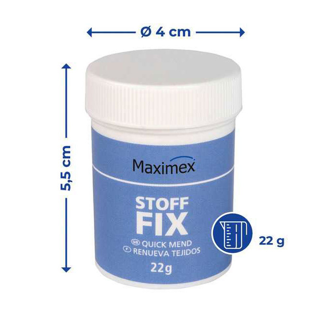 Adeziune pulbere pentru material, pentru repararea rapidă a îmbrăcămintei FABRIC-FIX, Maximex