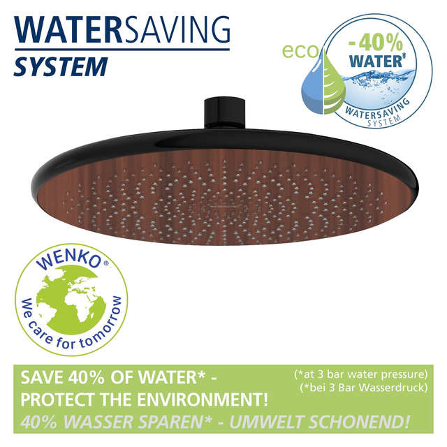 Duș cu efect de ploaie cu funcție de economisire a apei, WENKO