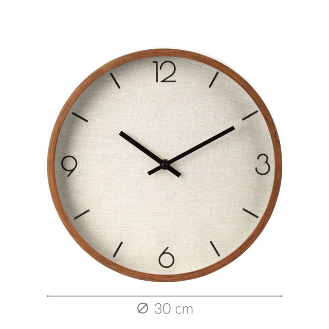 Ceas de perete, cadran minimalist, Ø 30 cm